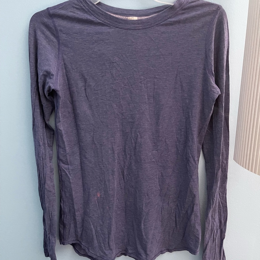 Lululemon Ivivva lightweight blue long sleeve shirt